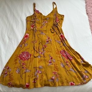 Fall Floral Dress